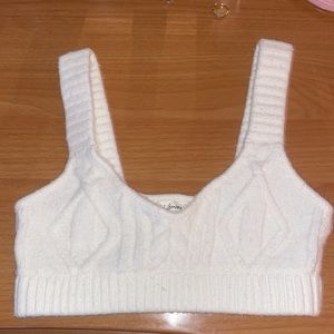 For love and lemons knit bralette